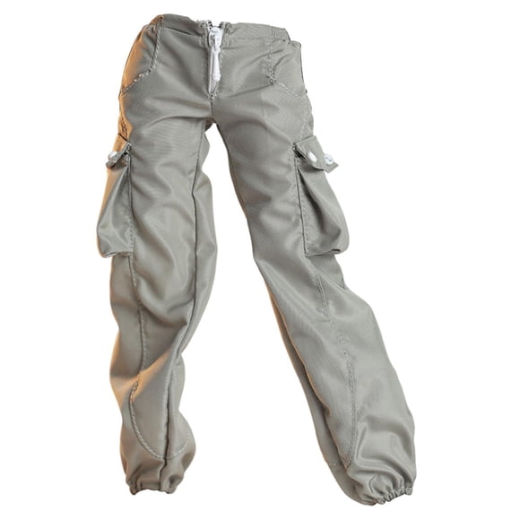lionlar Accessoires de Pantalon pour Figurine 1/6 Costume Jouet Polyvalent Élégant Miniature Pantalon Gris Vert