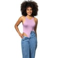 thumbnail image 2 of EFINNY Womens Round Neck Sleeveless Tank Top Bodysuits Jumpsuit, 2 of 5