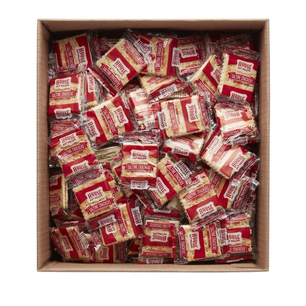 House Recipe Saltine Crackers 0.2 oz. Packet | Kosher | 50 Count