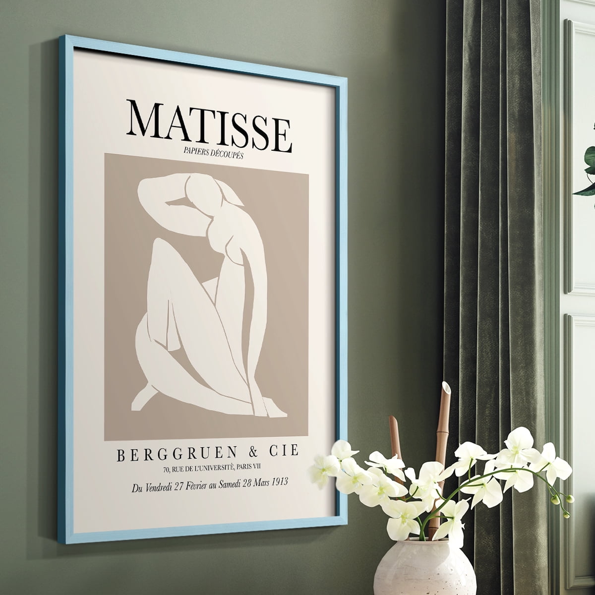 Matisse XCV Framed Print - Solid Wood