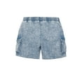 thumbnail image 2 of Wonder Nation Boys Cargo Denim Shorts, Sizes 4-18, 2 of 6