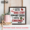 thumbnail image 6 of 2D Flat, Rustic Wooden 8x8 Inch Gingerbread Bakery Sign - 1pc Wall Decor for Home, Kitchen, Cafe, 6 of 9