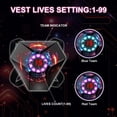 thumbnail image 3 of Set de 2 pistolas láser Winyea Tag LED, chaleco LED para exteriores, 3 of 6
