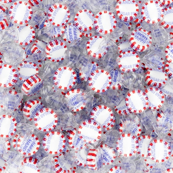 Cambie Sugar Free Mints, 1 MDA05 lb of Sugar Free Hard Candy, Individually Wrapped Peppermints with a Refreshing & Sweet Mint Flavor, Packaged Fresh in a Resealable Pouch