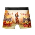 thumbnail image 2 of Happy Thanksgiving Dachshund Give Thanks Fall Beanie Scarf Welcome All Over Print Boxer Briefs Underwear for Men Dad Wiener Dog Lover Gifts Idea - 00020, 2 of 6
