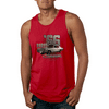 Dodge '66 Charger Green Classic Vintage Coupe Car Cars and Trucks Graphic Tank Top