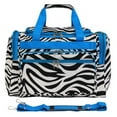thumbnail image 2 of World Traveler 16-inch Carry-On Duffel Bag - Red Trim Zebra, 2 of 7
