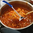 thumbnail image 2 of BRIGHTFUFU Cuchara de acero inoxidable Salsa Porcionadora Cuchara Salsa de pizza Cuchara de servir de metal con agujeros, 2 of 8