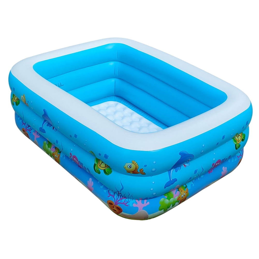 Buy Swimming Paddling Pool PVC Inflatable Square Bathtub Basin Water Play Toys Online in India