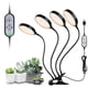 thumbnail image 2 of Invernadero USB Clip-on LED Dimmable Cultive Sótano de la luz Flor de interior Planta suculenta Crecimiento de la lámpara de plántula 1250 LUMEN 60W 4 cabezas Scienceny HA011855-04B, 2 of 7