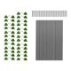 thumbnail image 5 of Neumáticos de jardín para bancales elevados, estructura de invernadero con arco de jardín, neumáticos para túnel de jardín 30 piezas, 5 of 9