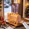 thumbnail image 5 of Christmas Train Diffuser Humidifier, 300ml Cool Mist Aroma Diffuser With Flashing Lights Timer Remote Control For Home Office Holiday Gift, 5 of 6
