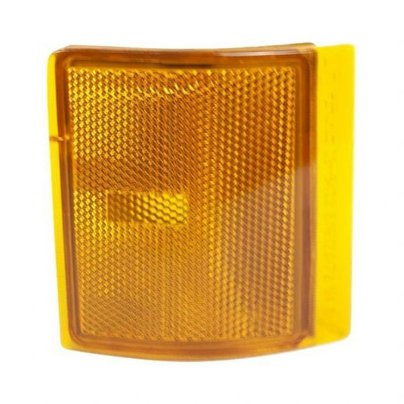 For GMC C2500 1999 2000 Turn Signal/Corner Light Lens Driver Side | Lower | 2pc Design | w/ Dual Sealed Beam or Complete Headlights | GM2550145 | 5977739