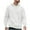 White, variant on Men's Cable Knit Hoodies Casual Long Sleeve Sweatshirts Fashion Basic Tops Solid Color Hooded Winter Sweater Shirt (L, Black)