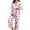 9-Pink-B, variant on Bibifish Womens Pajama Sets Pink Stripe & Red Heart Printed Long Sleeve Sleepwear Sets Button Down Pj Top With Pants Cute 2 Piece Nightwear Sets
