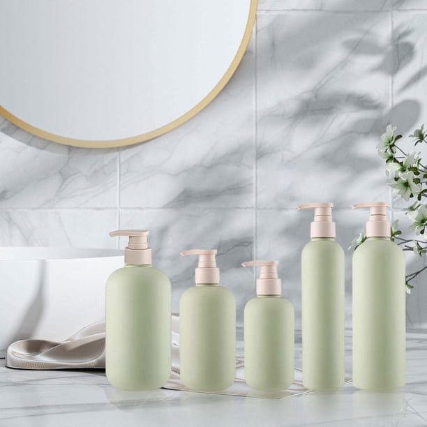 Dispensador de loción recargable, botella con bomba de baño corporal multiusos, dispensador con bomba de jabón líquido, dispensador de jabón de manos