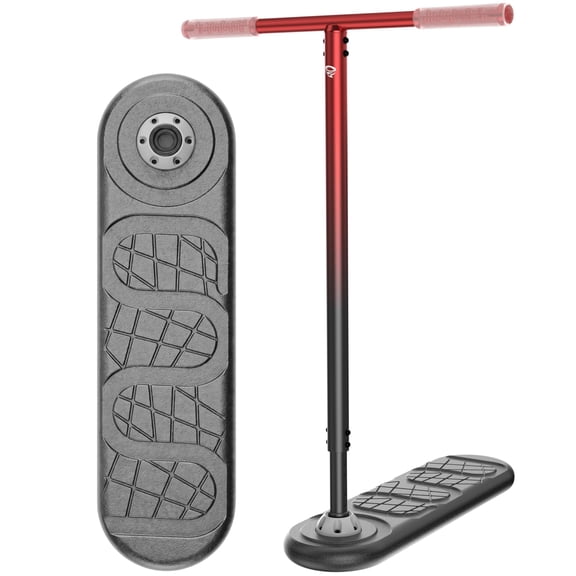 INDO Fusion Tornado Trampoline Trick Scooter for Teens and Adults, Ages 12 , Red