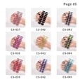 thumbnail image 3 of Semi Cured Gel Nails Art Stickers Fashion Solid Color Manicure Decal UV LED Lamp Need Gel Nail Decals Nail Sticker Decoration, 3 of 8