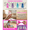 thumbnail image 3 of Babies Sugar Swaps Sparkly Sugar Baby Squishies 3 Pack, Soft Squeeze Stretch Fidget Toys Stress Relief Sensory Toys for Kids Adults Hot Pink, 3 of 7