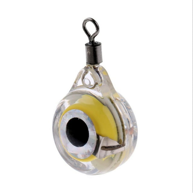 Luz De Pesca Que Brilla En La Oscuridad Mini Led Bajo El Agua Señuelos Coloridos Que Atraen La Forma De Ojo De Pez Equipo Intermitente Suministros Coloridos Yuarrent OD014474-04