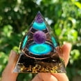 thumbnail image 7 of Orgone Pyramid for Positive Energy, Healing Pyramids for Reduce Stress Chakra Reiki Healing Meditation Attracts Lucky and Success, 7 of 7