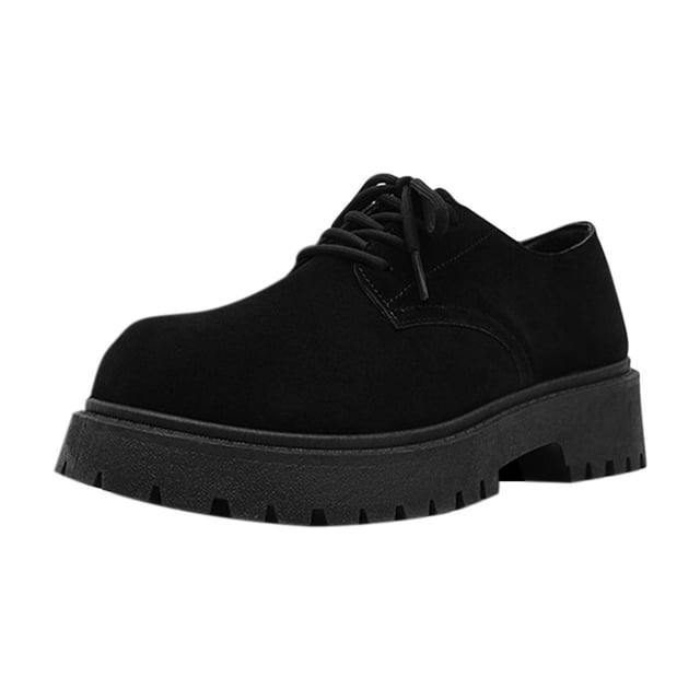 Black Mens Round Toe Driving Sandals Hong Kong Style With Soft Lining Comfortable And Breathable For Summer Wear