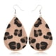 thumbnail image 5 of Pendientes Sonducket con estampado de leopardo geométrico de piel sintética para mujeres y niñas Tipo 2 CBP233690, 5 of 6