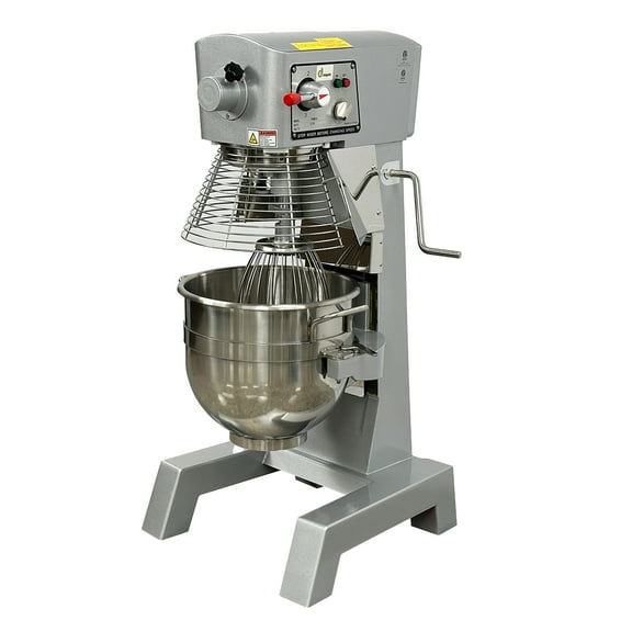 30Qt Commercial Dough Mixer 1500W Heavy Duty Electric Food Mixer with 3 Speed, NSF Certified