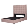 thumbnail image 1 of Box Base Cama Matrimonial + Cabecera Titan Rosa, 1 of 8