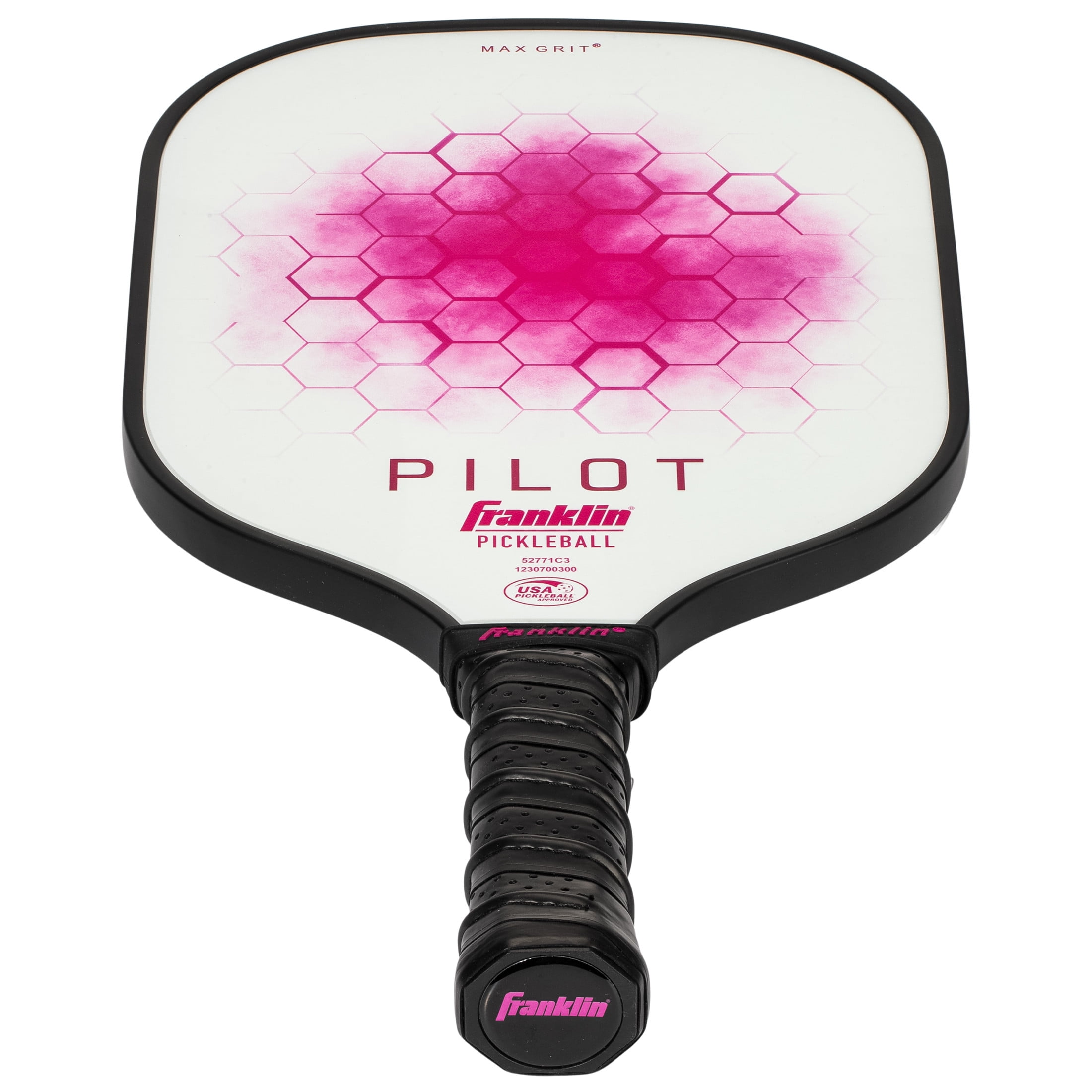 Franklin Sports Pickleball Paddle - Pilot Polypropylene Core Pickleball Racket - Official USA Pickleball (USAPA) Approved Pickleball Paddle - Lightweight Pro Racket - Pink - 10mm Thick Core