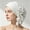 #4 White, variant on VJGBEGW Women Flower Turban Hat Cancer Chemo Cap Stretch Slouchy Beanie Head Wrap Sleep Caps #3 White