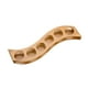 thumbnail image 3 of Soporte de vidrio perfecl Estante para servir 6 agujeros madera para Bar de restaurante, 3 of 8
