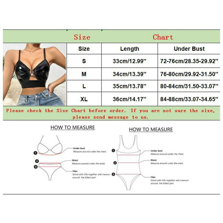 SweatyRocks Women's PU Leather Lingerie Buckle Strappy Cut Out Bra  Underwire Push Up Bralette Black S at  Women's Clothing store