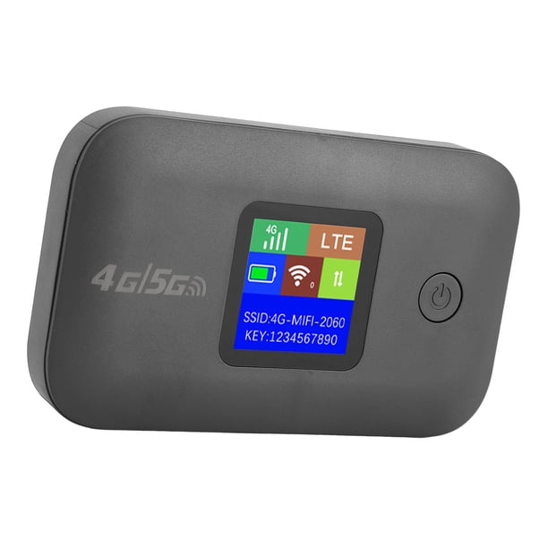 Hotspot móvil 4g lte, dispositivos de enrutador de internet desbloqueados, admite de 8 a 10 usuarios, enrutador portátil con ranura para tarjeta sim para viajes, oficina en