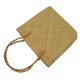 thumbnail image 4 of 2X Bolso de Playa de Mujer de Verano de Paja de Moda Bolsa Bolso Hecho A Mano de Ratán Retro (Amarillo), 4 of 9