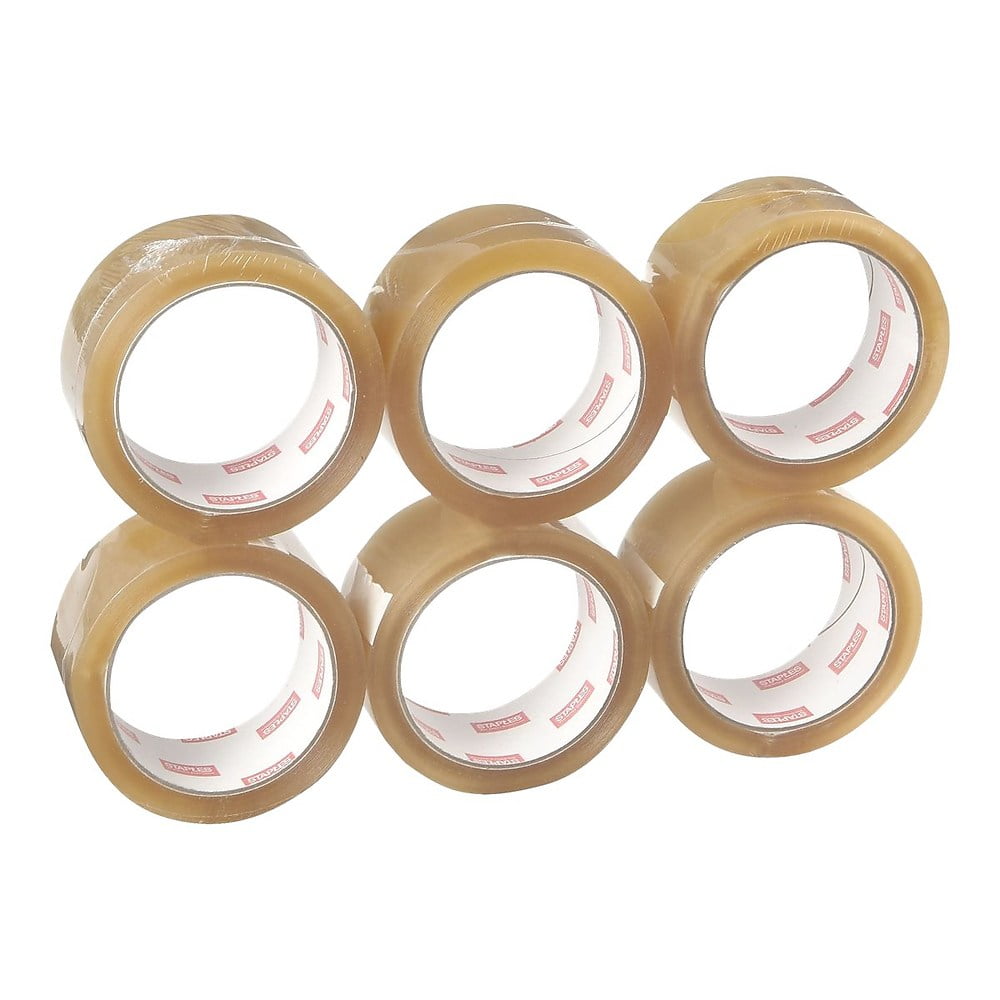 Staples Natural Rubber Packing Tape 1.89\