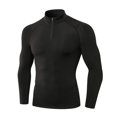 thumbnail image 4 of CONZONE Mens Sports T-Shirts Short Sleeve Zip T Shirts for Men Casual Crew Neck Solid Color Lightweight Tees Soft Cozy Athletic Tops, 4 of 6