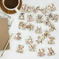 thumbnail image 3 of 24 papeles de transferencia UV con temática de animales bohemios para impresión en tazas, 24 estilos de animales lindos rodeados de flores, pegatinas UV DTF para envolver tazas., 3 of 9