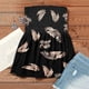 thumbnail image 4 of Tops de tubo ahumados para mujer, Bandeau sin tirantes, estampado plisado, sin mangas, corte entallado, camiseta sin mangas, 4 of 6