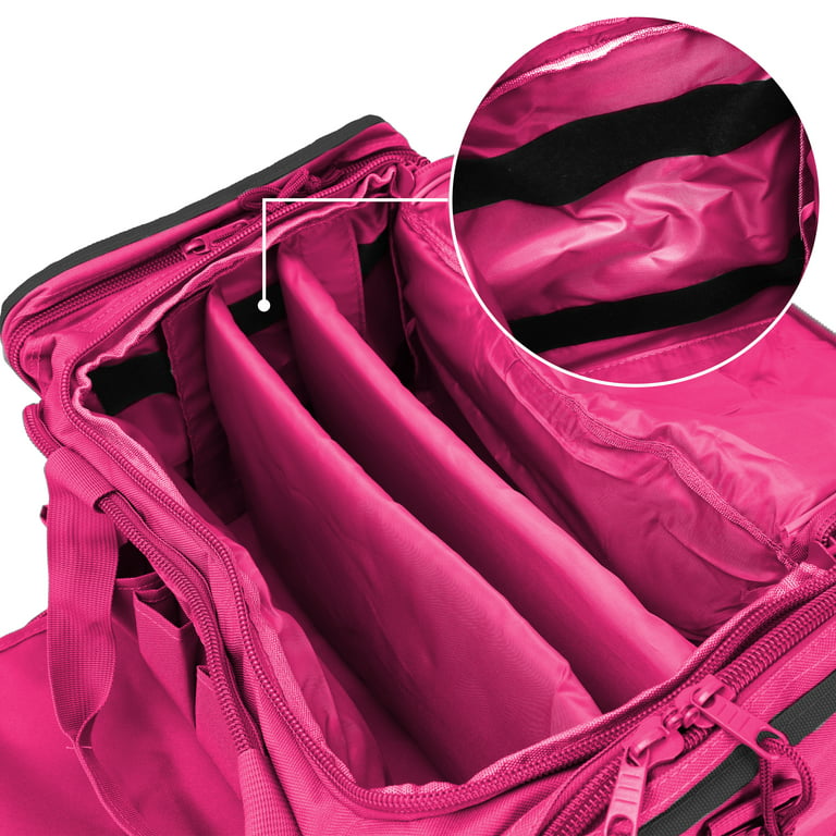 Osage River Deluxe Tackle Bag with 4 Tackle Box Organizers, Heavy Duty Fishing  Tackle Storage, Pink 