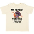 thumbnail image 3 of Inktastic Thanksgiving Mimi Thankful for Me Turkey Boys or Girls Toddler T-Shirt, 3 of 5