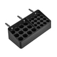 thumbnail image 3 of GROWTH TANK Battery Storage Box Container Wall Mount Divided Battery Holder Wall-mounted Bracket for Garage Workshop Home Office Tabletop Black, 3 of 7