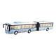 thumbnail image 5 of Autobús urbano de juguete coleccionable para niños, ideal para fiestas infantiles. Vehículo de aleación con mecanismo de retroceso. Perfecto para cumpleaños. Azul, 5 of 9