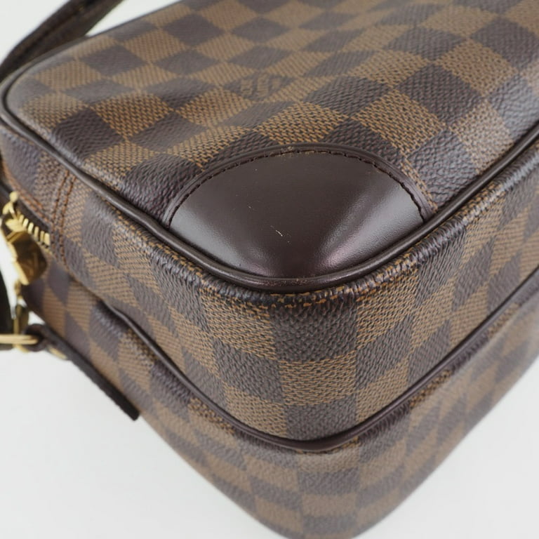 Pre-Owned Louis Vuitton Nile Special Order N48062 Damier Canvas Ebene Brown  AR0064 Unisex Shoulder Bag (Good) 