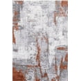thumbnail image 2 of Maroon Red Silver Multicolor Abstract Soft Fluffy Cozy Comfortable Print Design Area Rug/ Carpet, 2 of 2