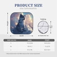 thumbnail image 3 of Bingfone Cloud Wolf Windshield Sun Shade 2-Piece Foldable Car Front Window Sunshade for Most Sedans SUV Truck - Large, 3 of 7