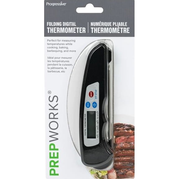 Prepworks Folding Digital Food Thermometer for Cooking & Grilling