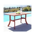 thumbnail image 3 of Vifah Malibu 5 Piece Wood Patio Dining Set, 3 of 6