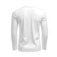 thumbnail image 5 of LIIPEE Men T Shirts Casual Solid Color Long Sleeve Crew Neck T Shirt Male Fashionable Base Layer Tees Comfortable Soft Breathable Daily Clothes,White,L, 5 of 9