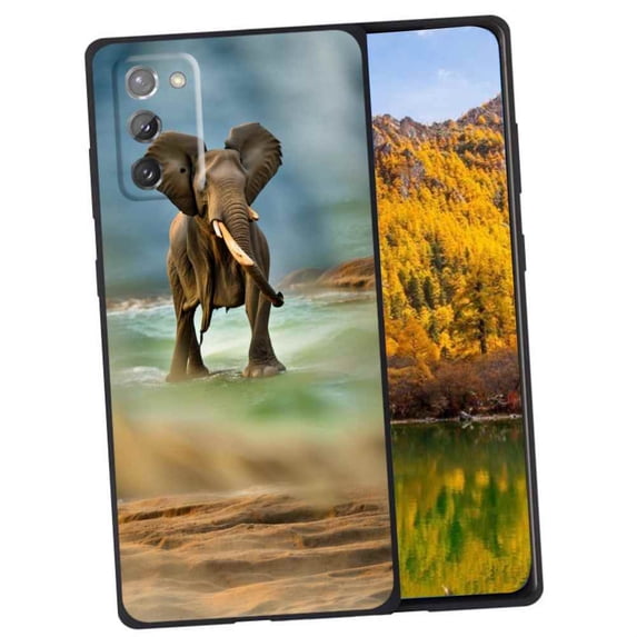 Compatible with Samsung Galaxy Note 20 5G Phone Case, Elephant-9 Case Silicone Protective for Teen Girl Boy Case for Samsung Galaxy Note 20 5G